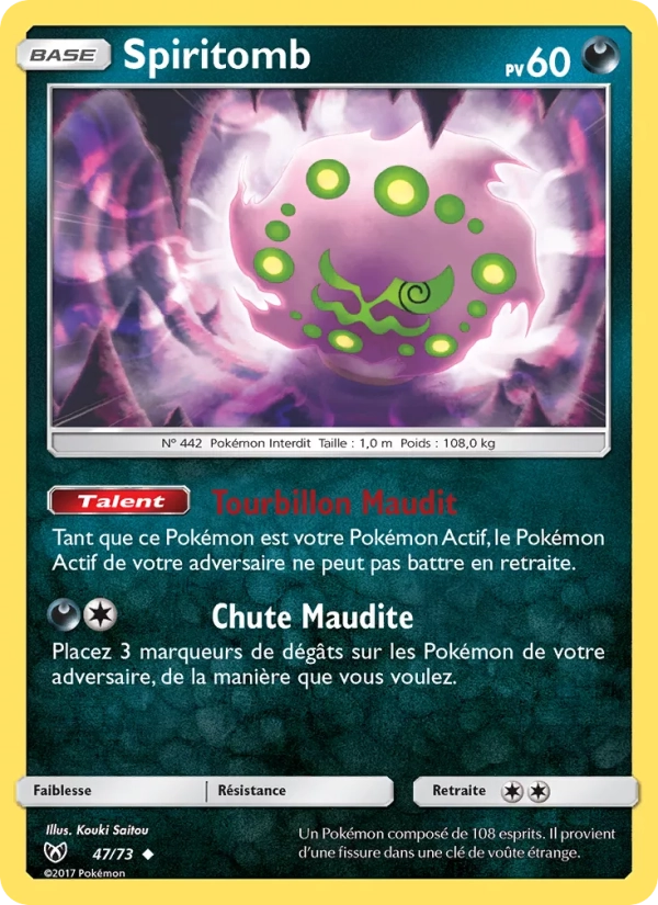 47/73 Spiritomb REVERSE - Légendes Brillantes