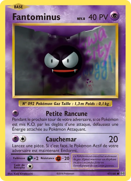47/108 Fantominus REVERSE - Évolutions