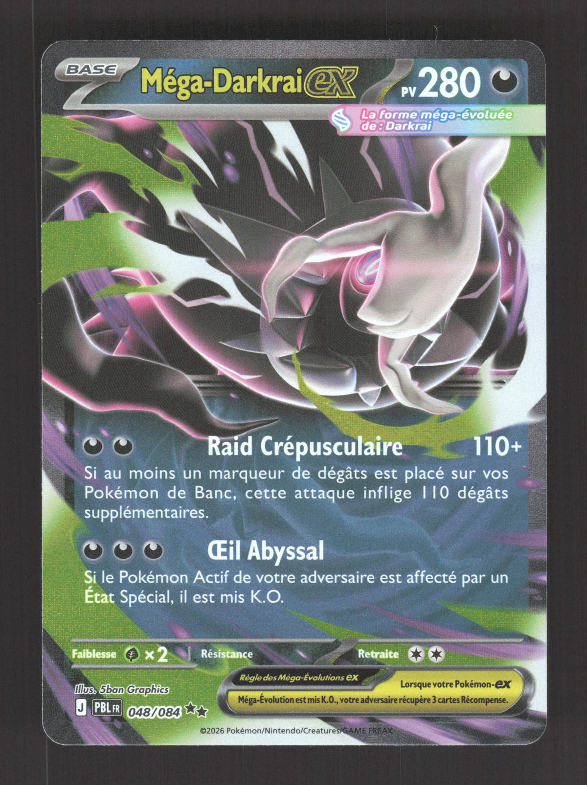 048/094 Mega Darkrai EX - Nuit Noire