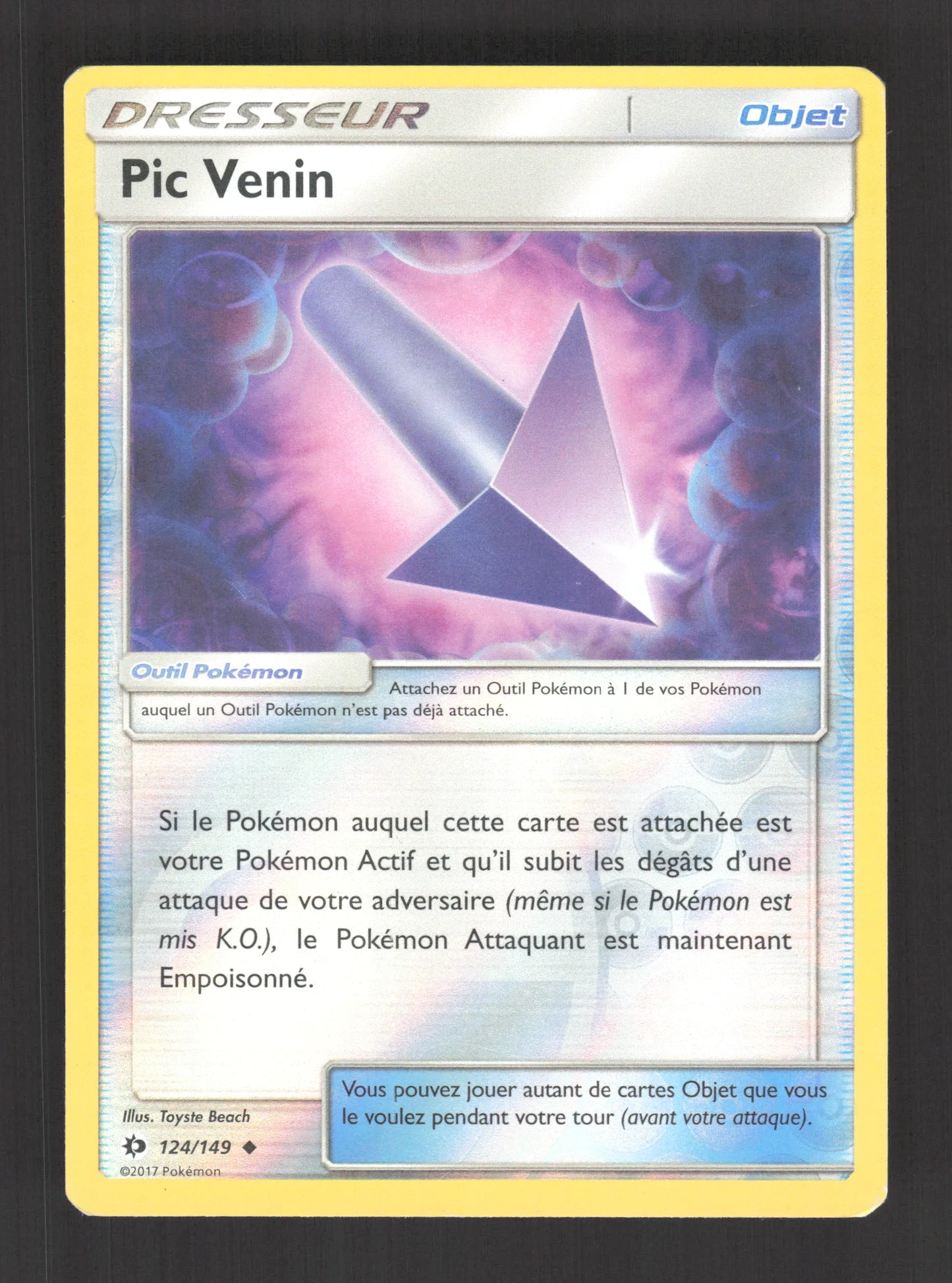 124/149 Pic Venin REVERSE - Soleil et Lune