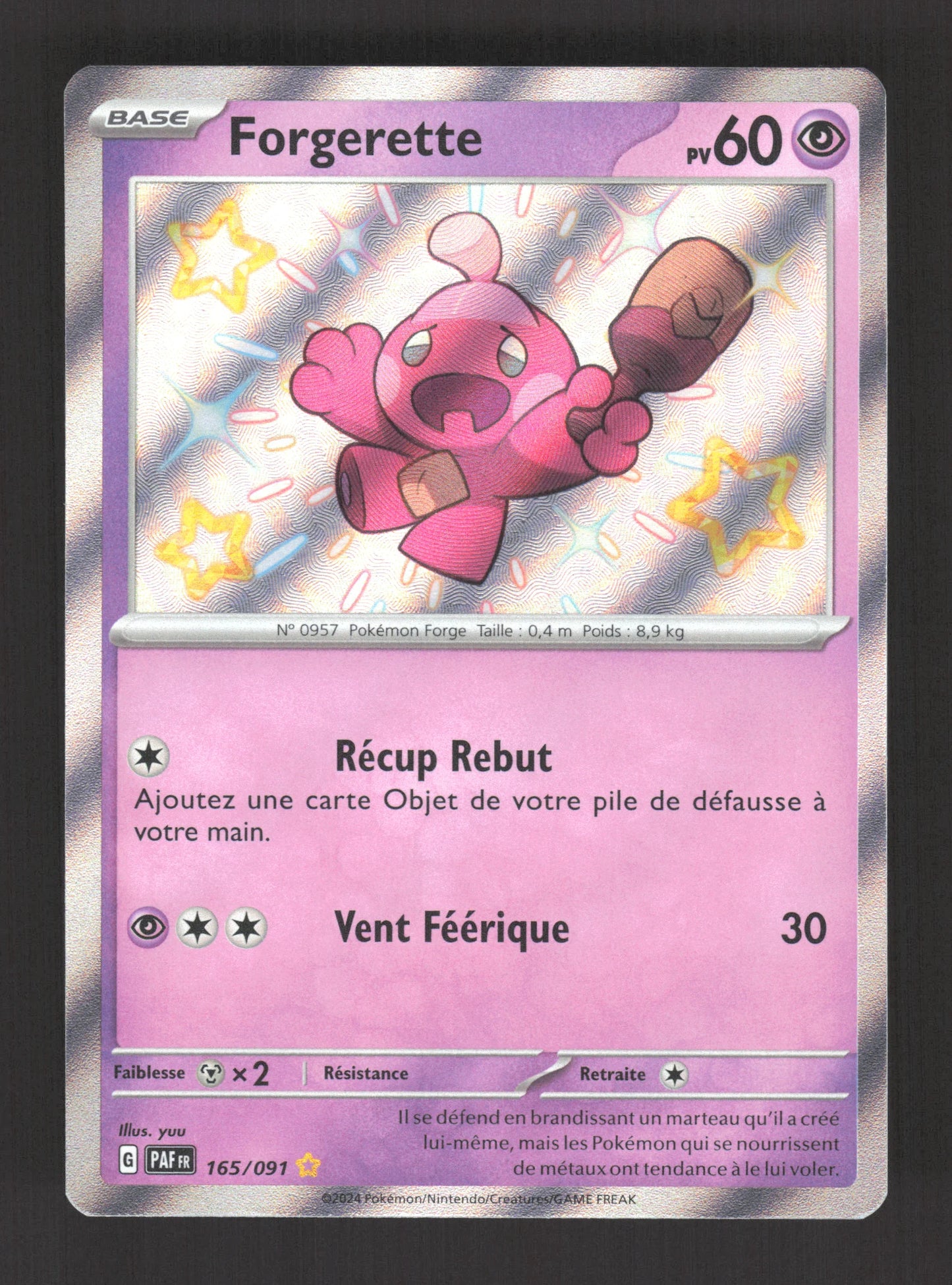 165/091 Forgerette SHINY - Destinées de Paldea