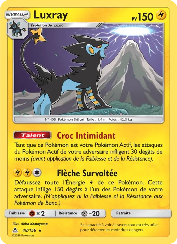 48/156 Luxray HOLO - Ultra-Prisme