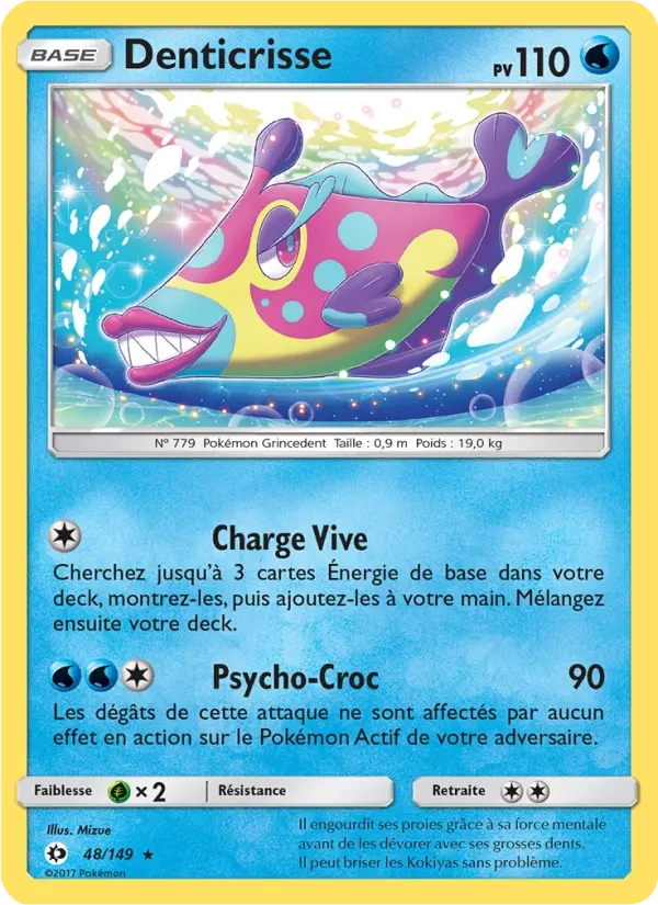48/149 Denticrisse REVERSE - Soleil et Lune