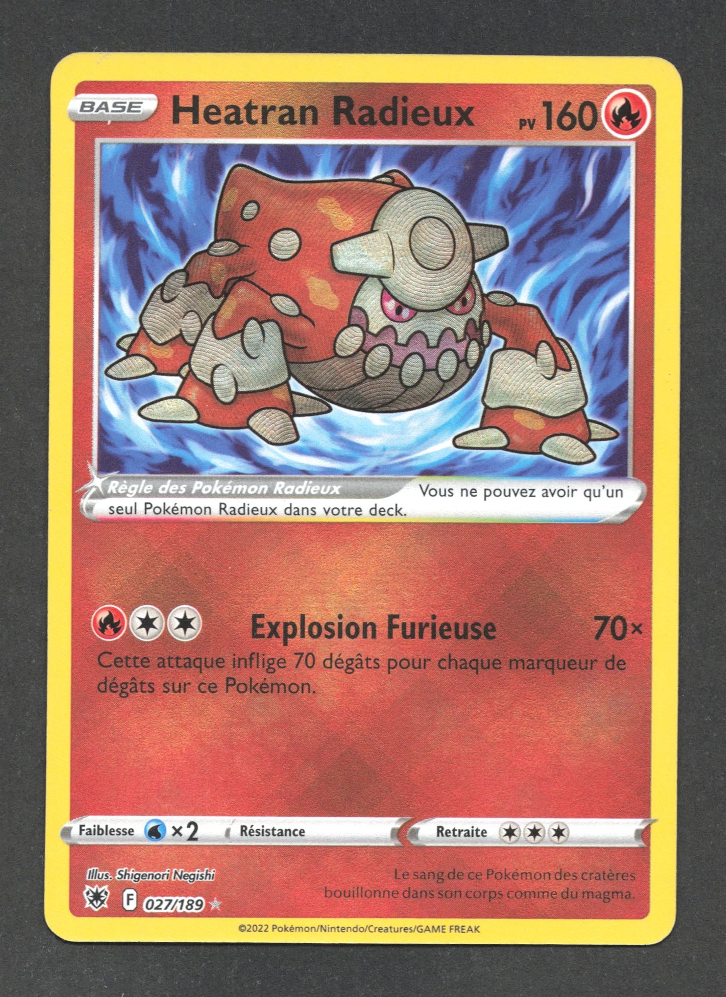 027/189 Heatran RADIEUX - Astres Radieux