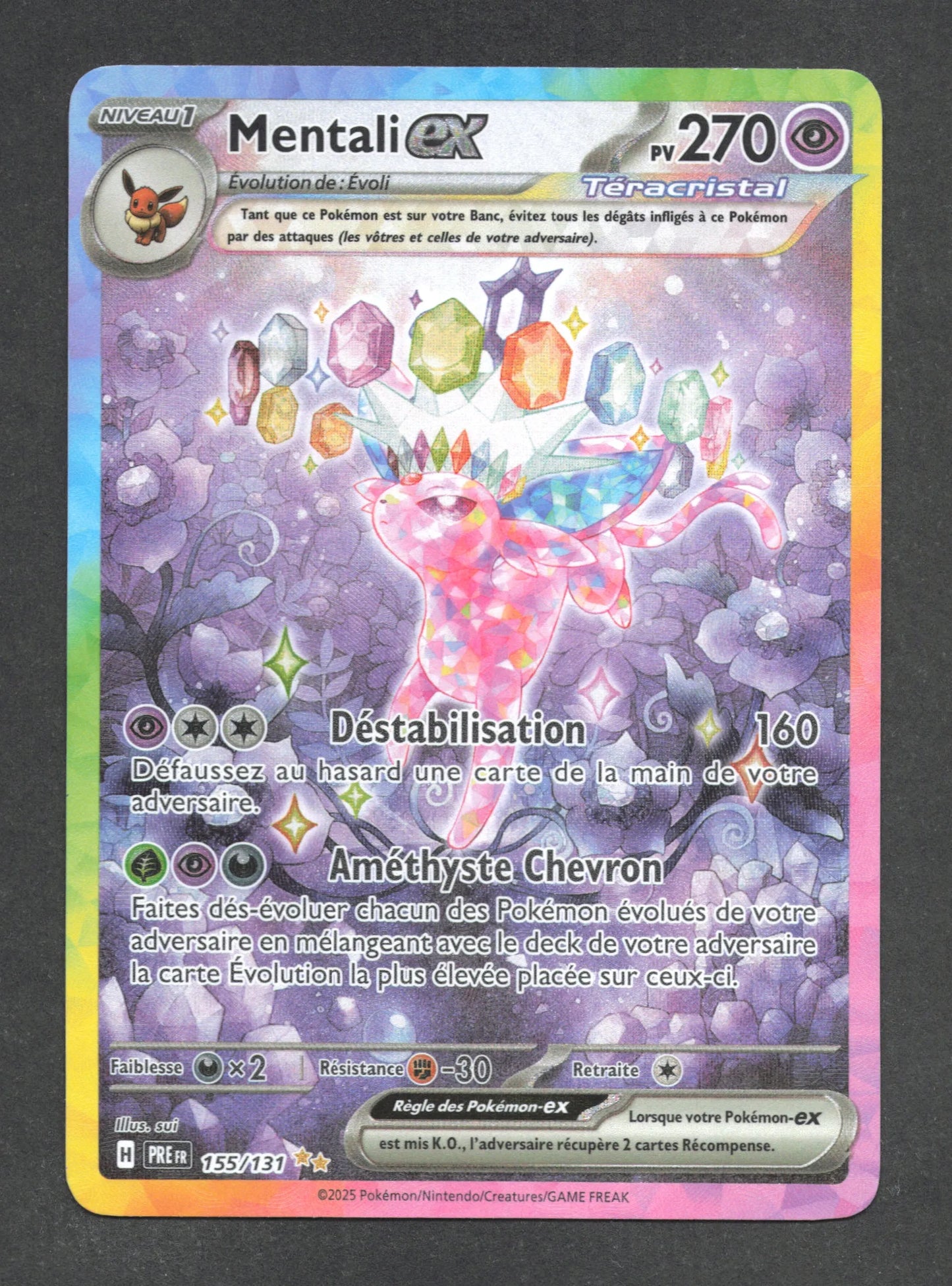 155/131 Mentali EX - Évolutions Prismatiques