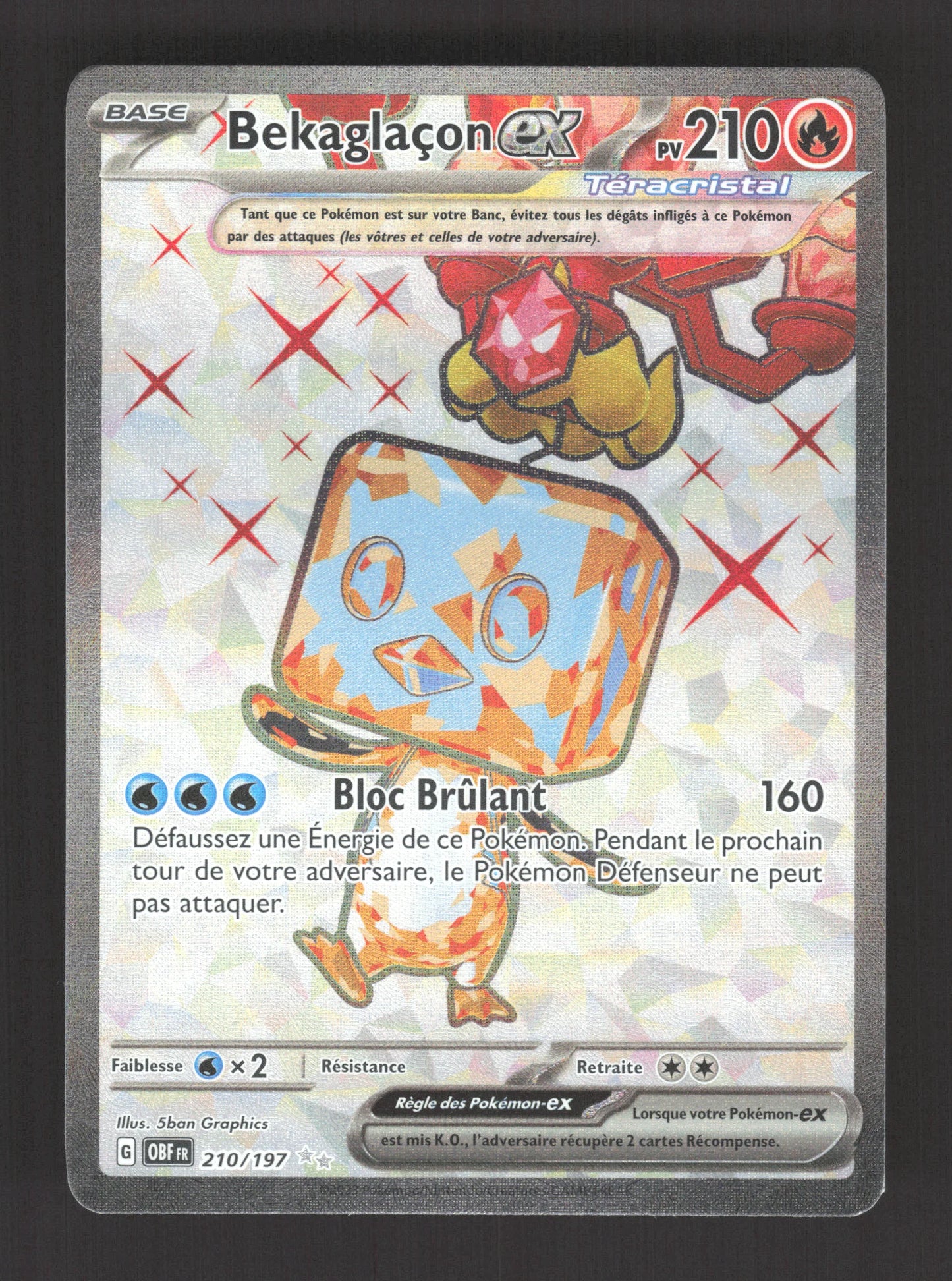 210/197 Bekaglacon EX - Flammes Obsidiennes