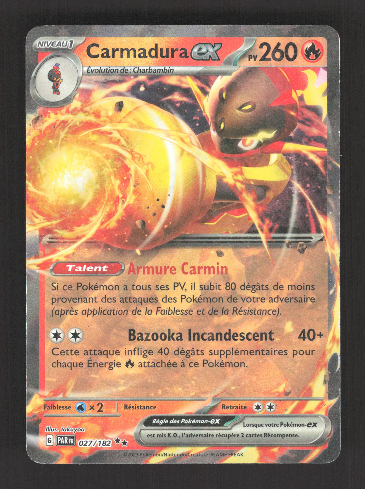 027/182 Carmadura EX - Faille Paradoxe