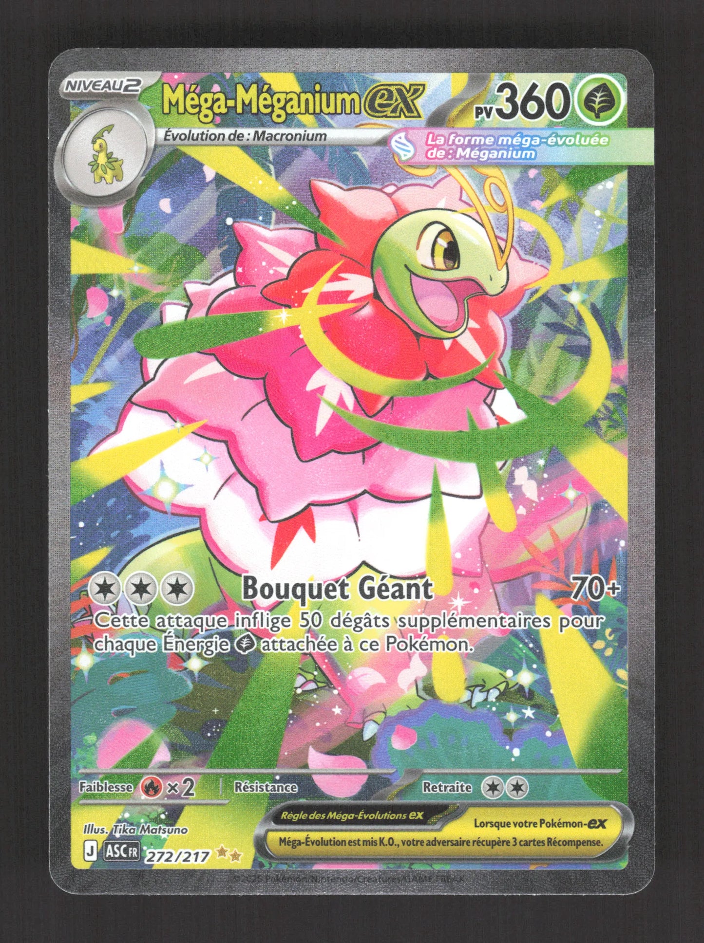 272/217 Mega Meganium EX - Héros Transcendants