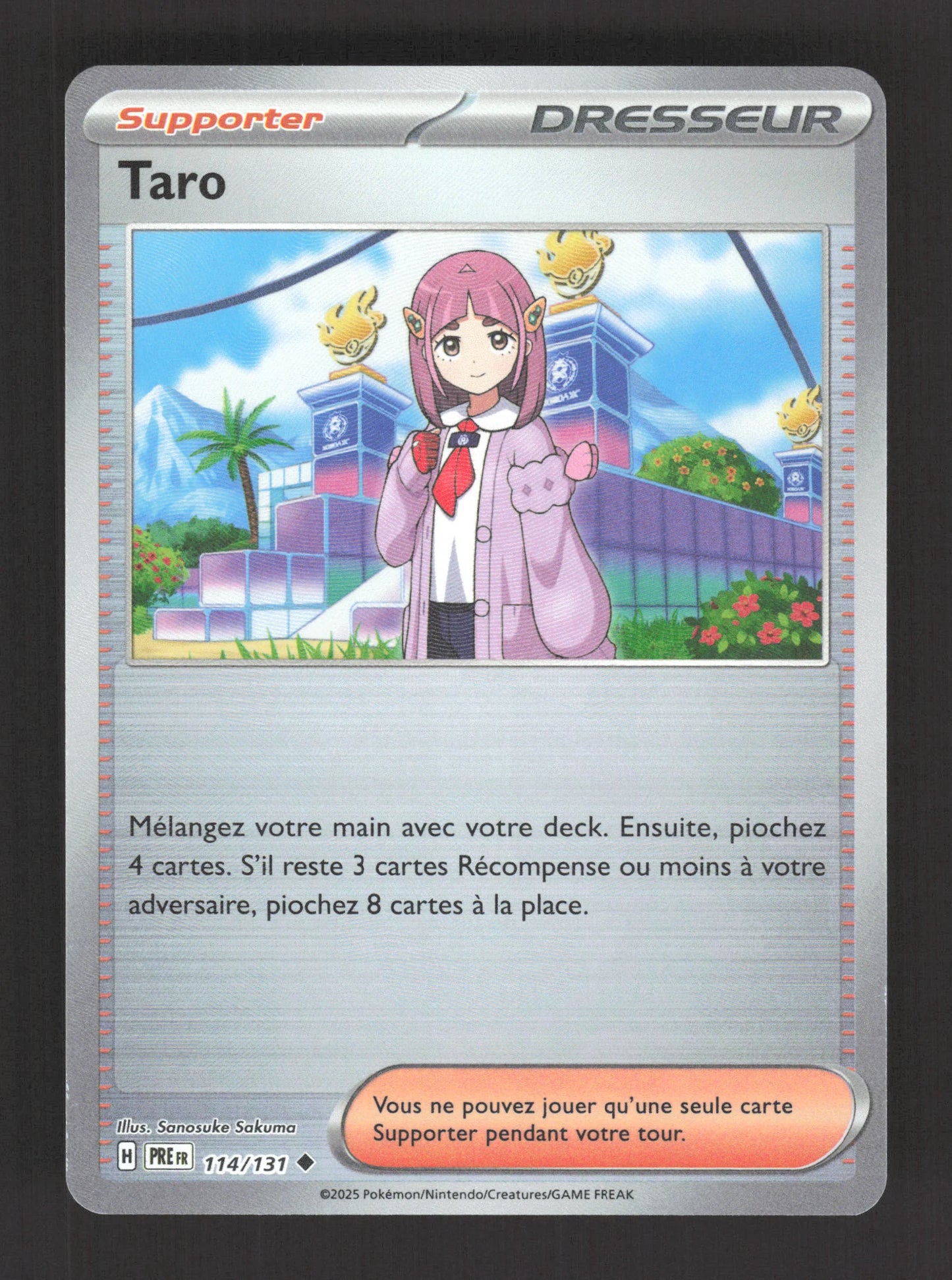 114/131 Taro POKEBALL - Évolutions Prismatiques