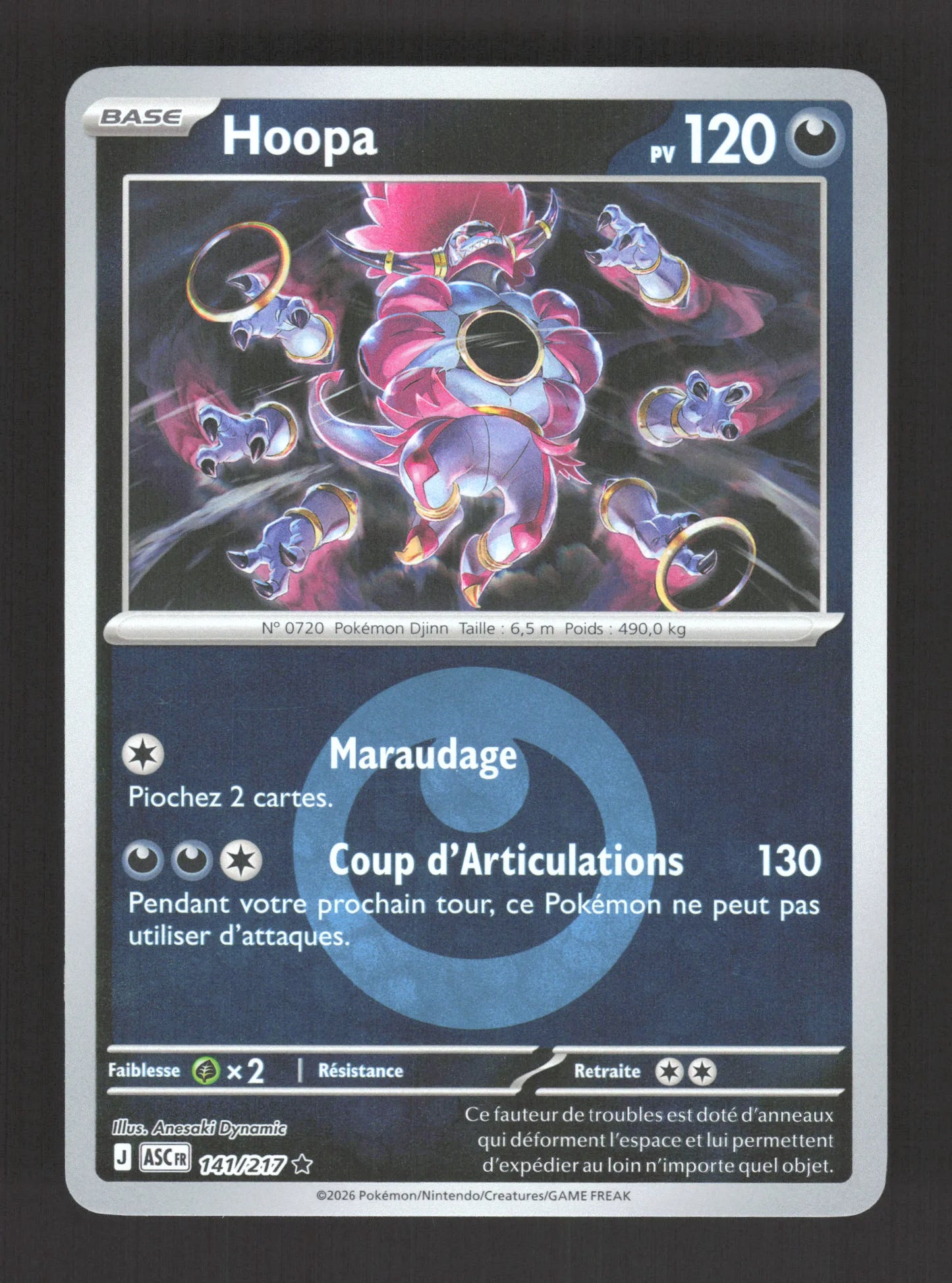 141/217 Hoopa REVERSE ENERGIE - Héros Transcendants