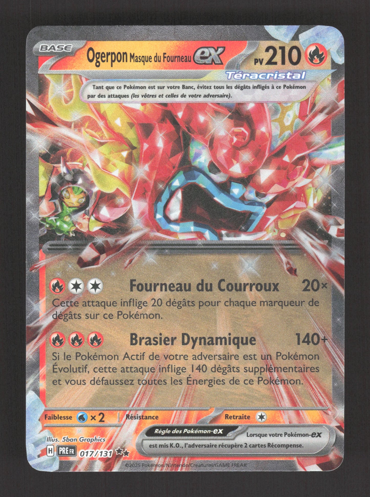 017/131 Ogerpon EX - Évolutions Prismatiques