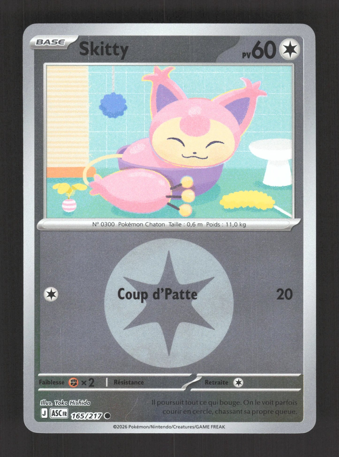 165/217 Skitty REVERSE ENERGIE - Héros Transcendants