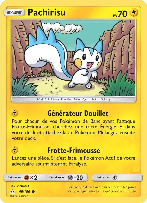 49/156 Pachirisu REVERSE - Ultra-Prisme