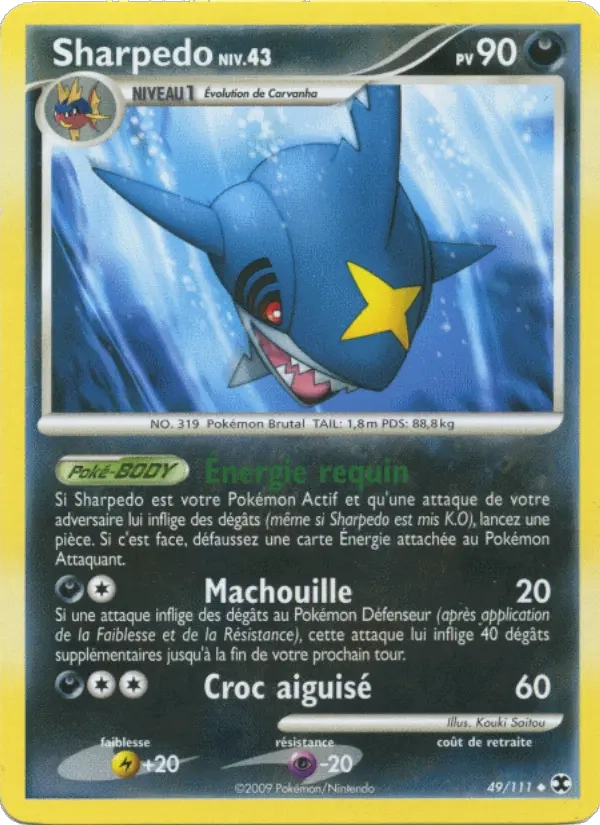 49/111 Sharpedo REVERSE - Rivaux Émergeants