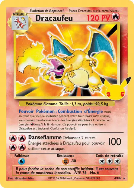 4/102 Dracaufeu HOLO - Célébrations