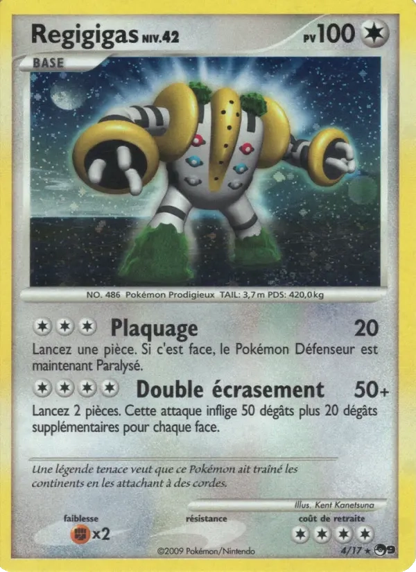 4/17 Regigigas HOLO - POP 9