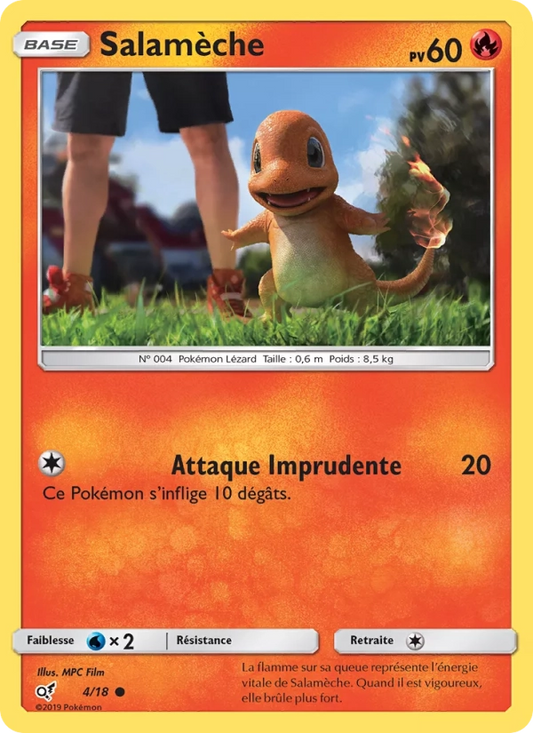 4/18 Salameche HOLO - Détective Pikachu