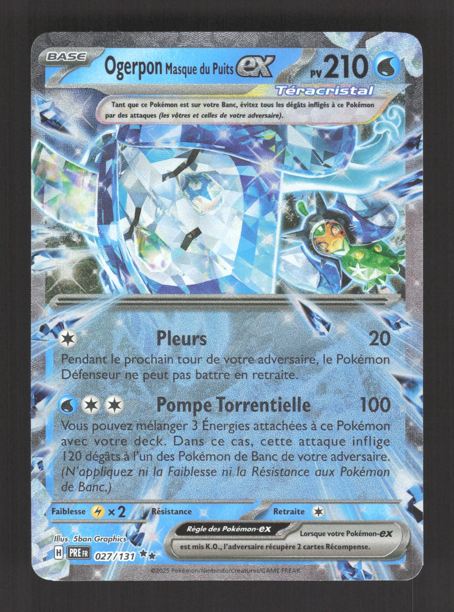 027/131 Ogerpon EX - Évolutions Prismatiques