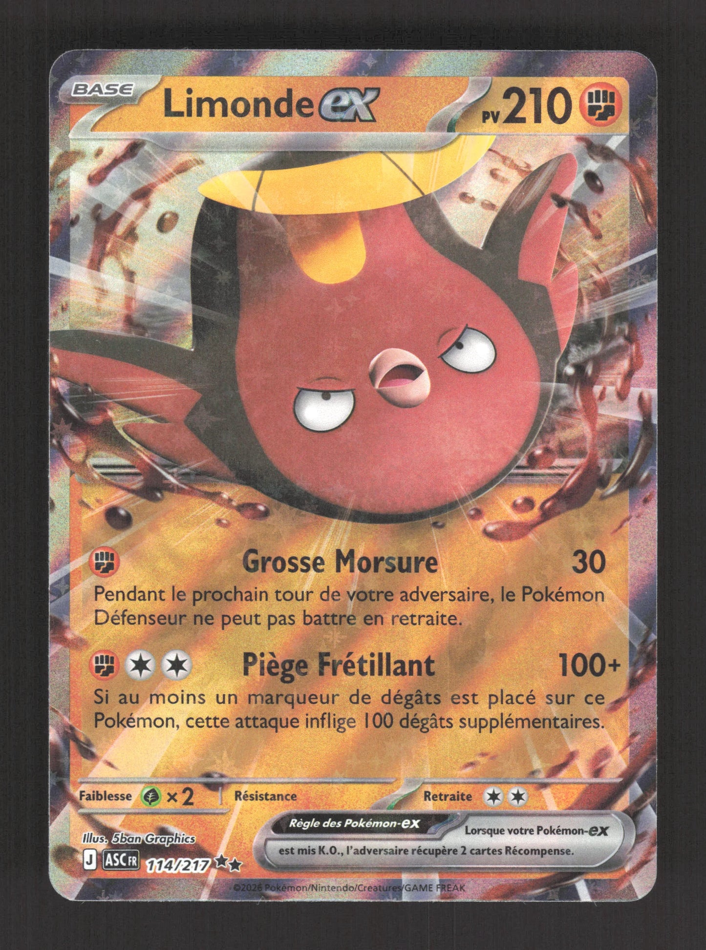 114/217 Limonde EX - Héros Transcendants
