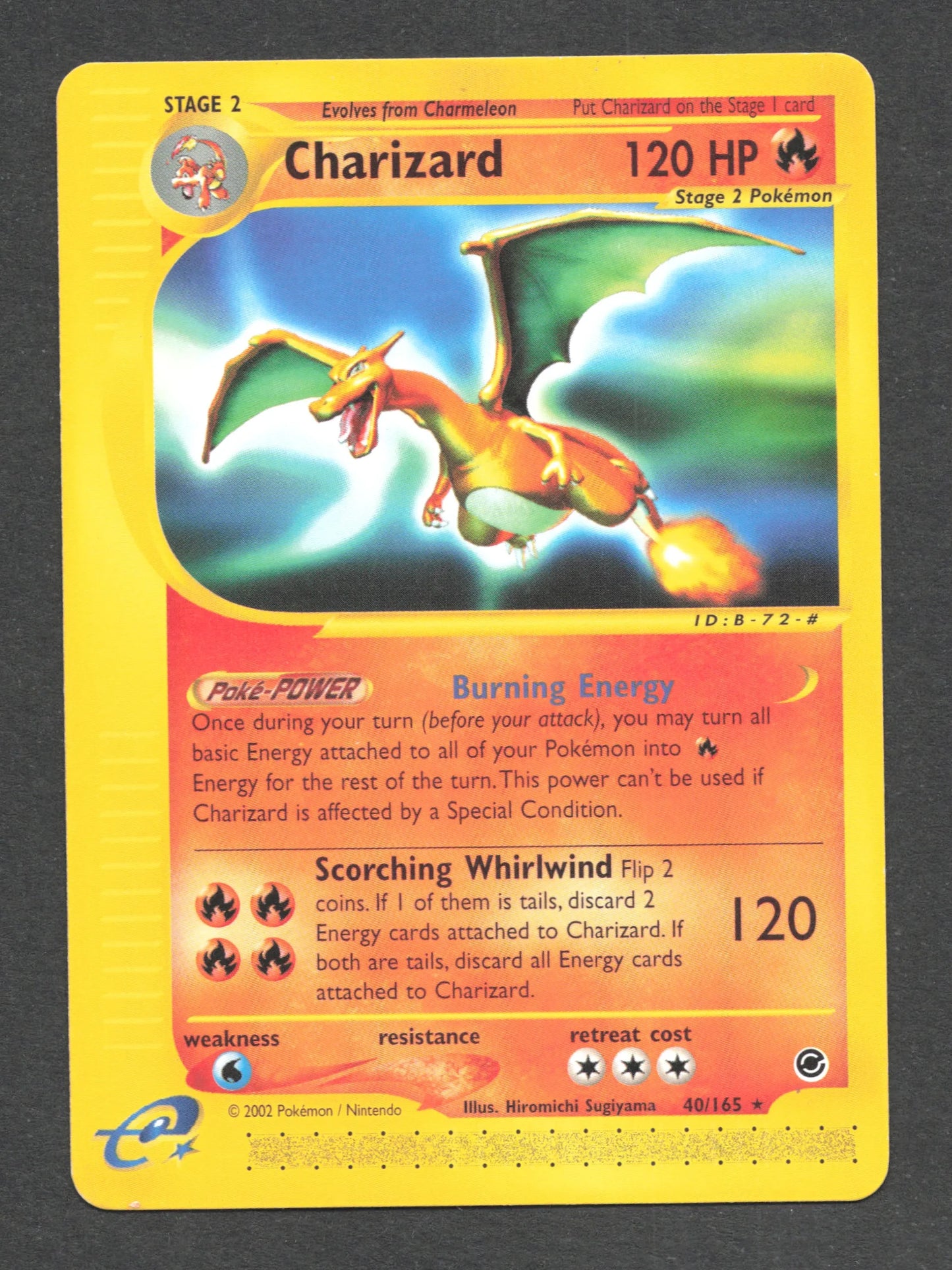 40/165 Charizard RARE - Anglais