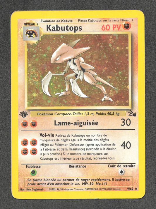 9/62 Kabutops HOLO ED1 - Fossile
