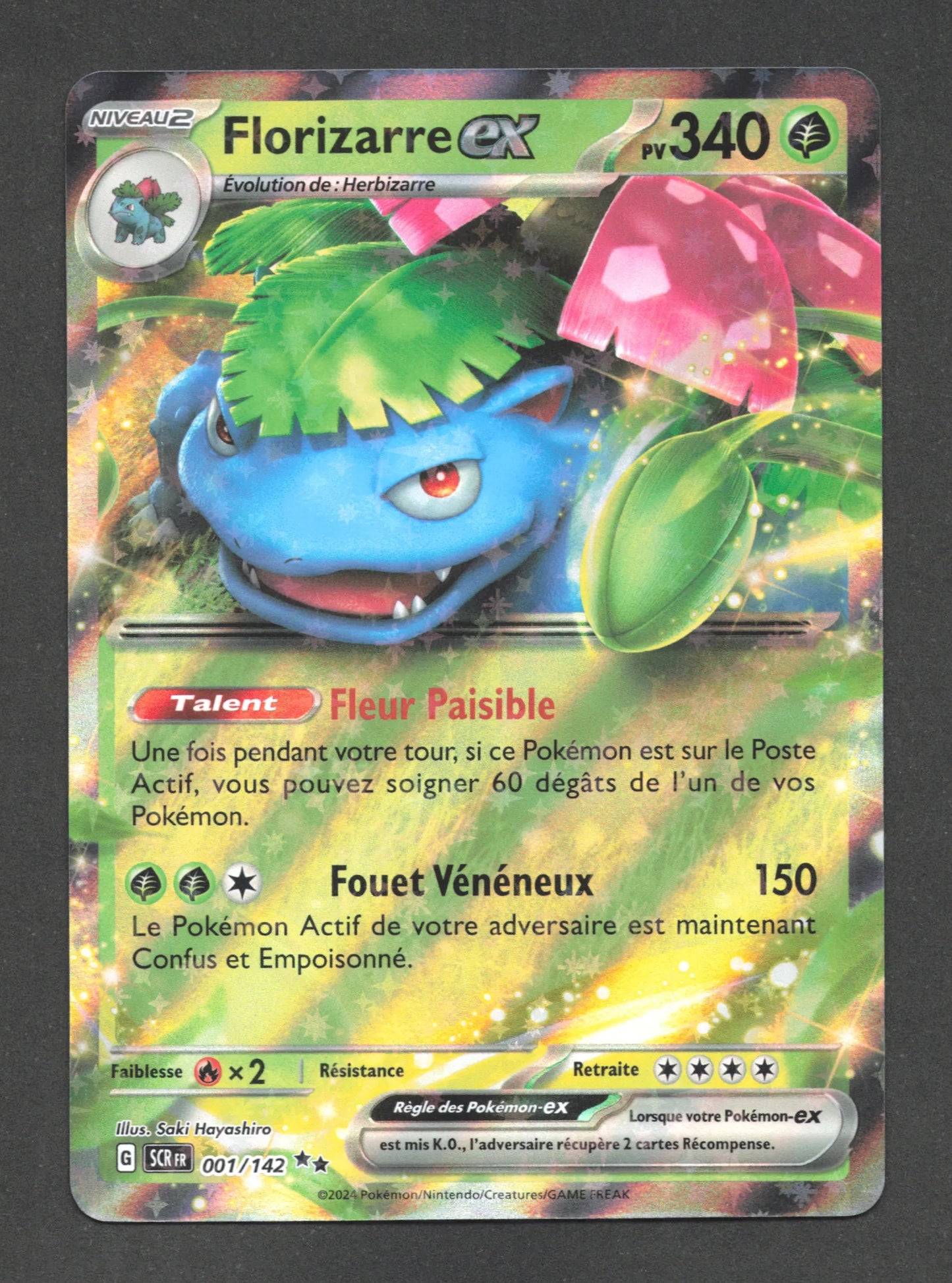 001/142 Florizarre EX - Couronne Stellaire