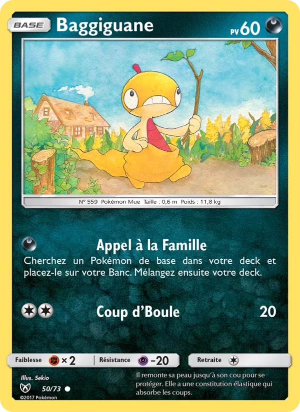 50/73 Baggiguane REVERSE - Légendes Brillantes