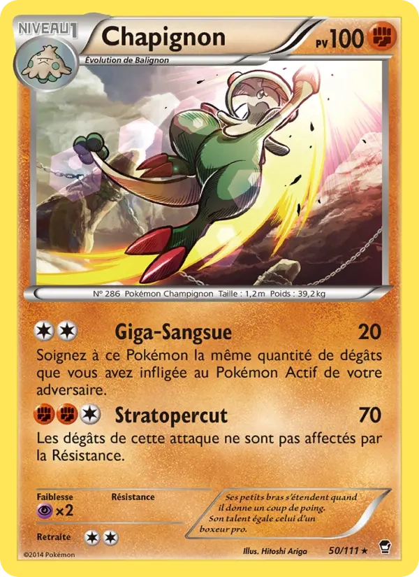50/111 Chapignon REVERSE - Poings Furieux