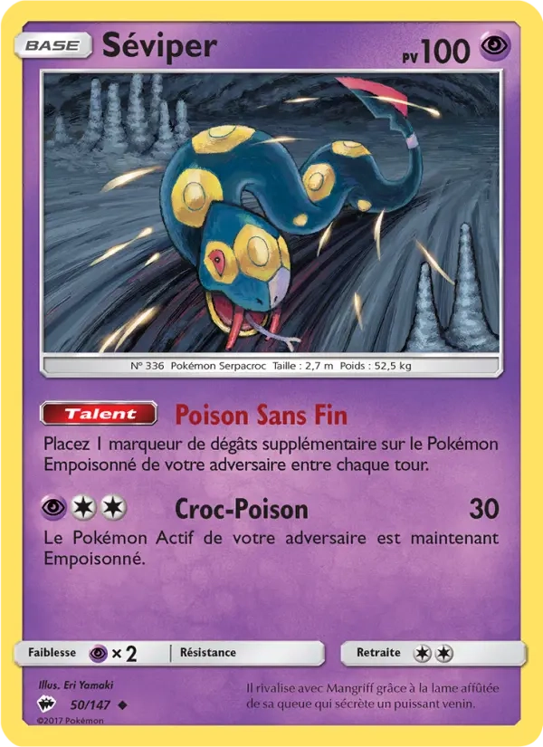 50/147 Seviper REVERSE - Ombres Ardentes