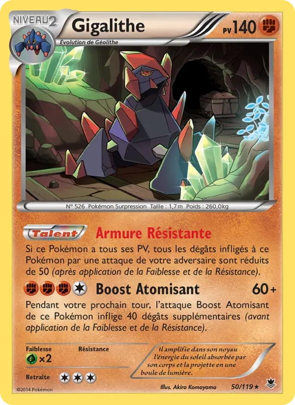 50/119 Gigalithe HOLO - Vigueur Spectrale