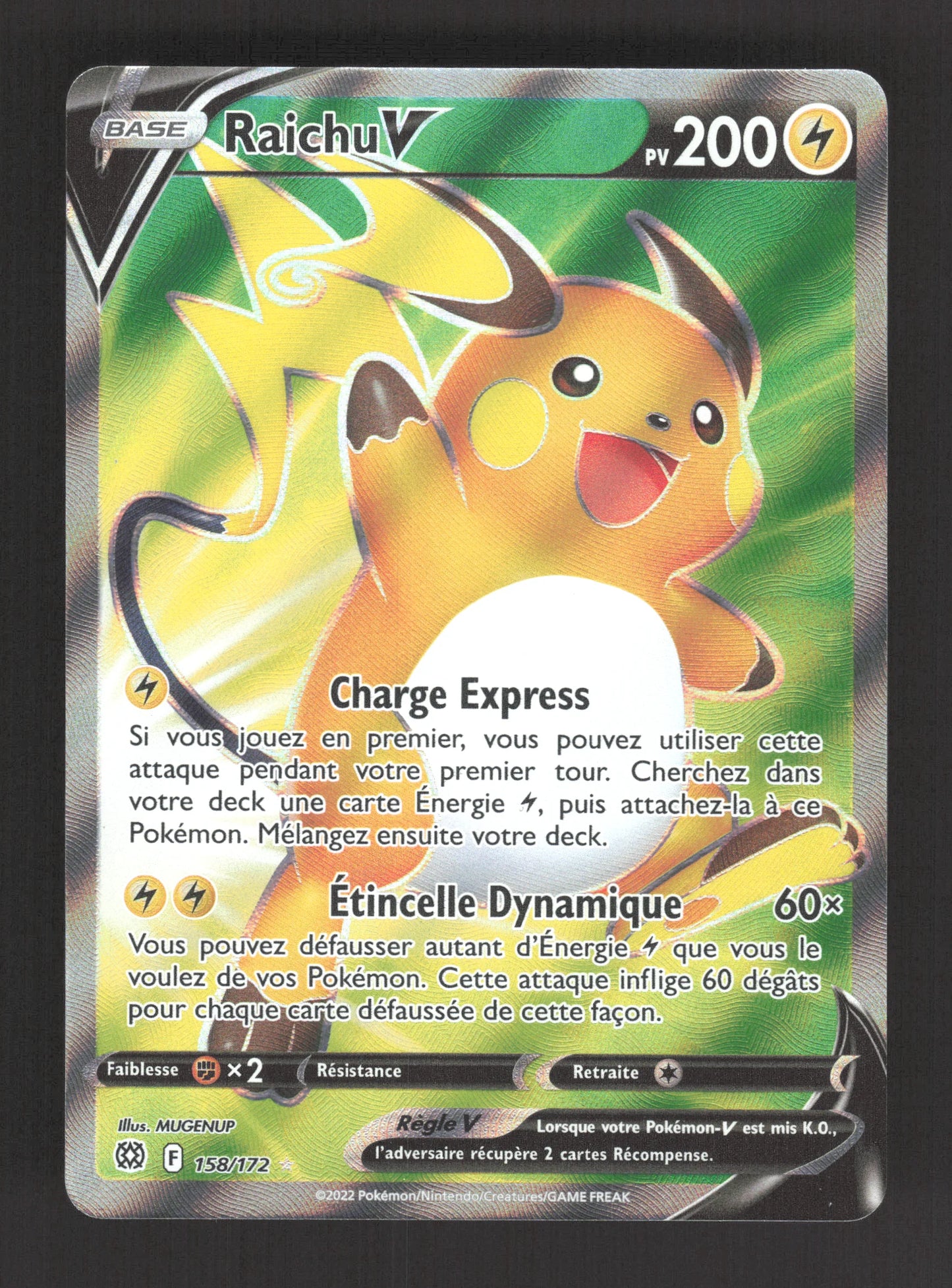 158/172 Raichu V - Stars Étincelantes