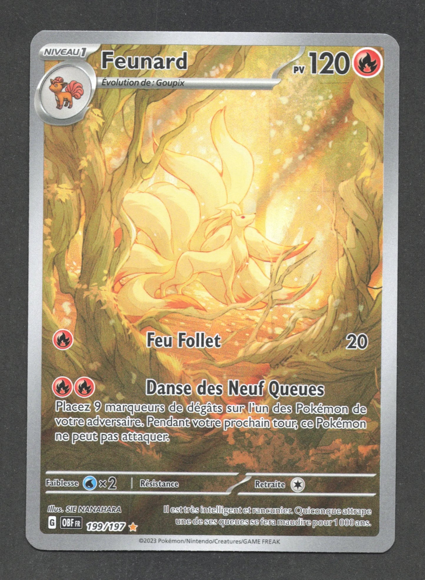 199/197 Feunard AR - Flammes Obsidiennes