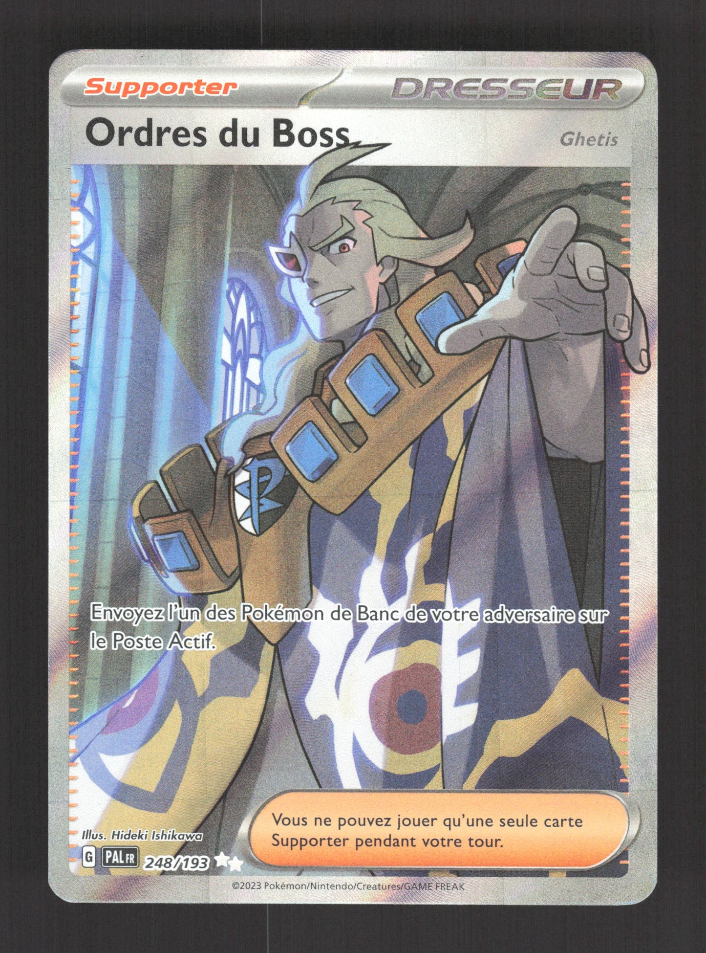 248/193 Ordres du Boss DRESSEUR - Évolutions à Paldea