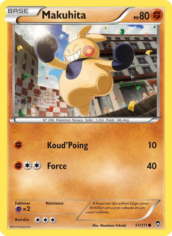 51/111 Makuhita REVERSE - Poings Furieux
