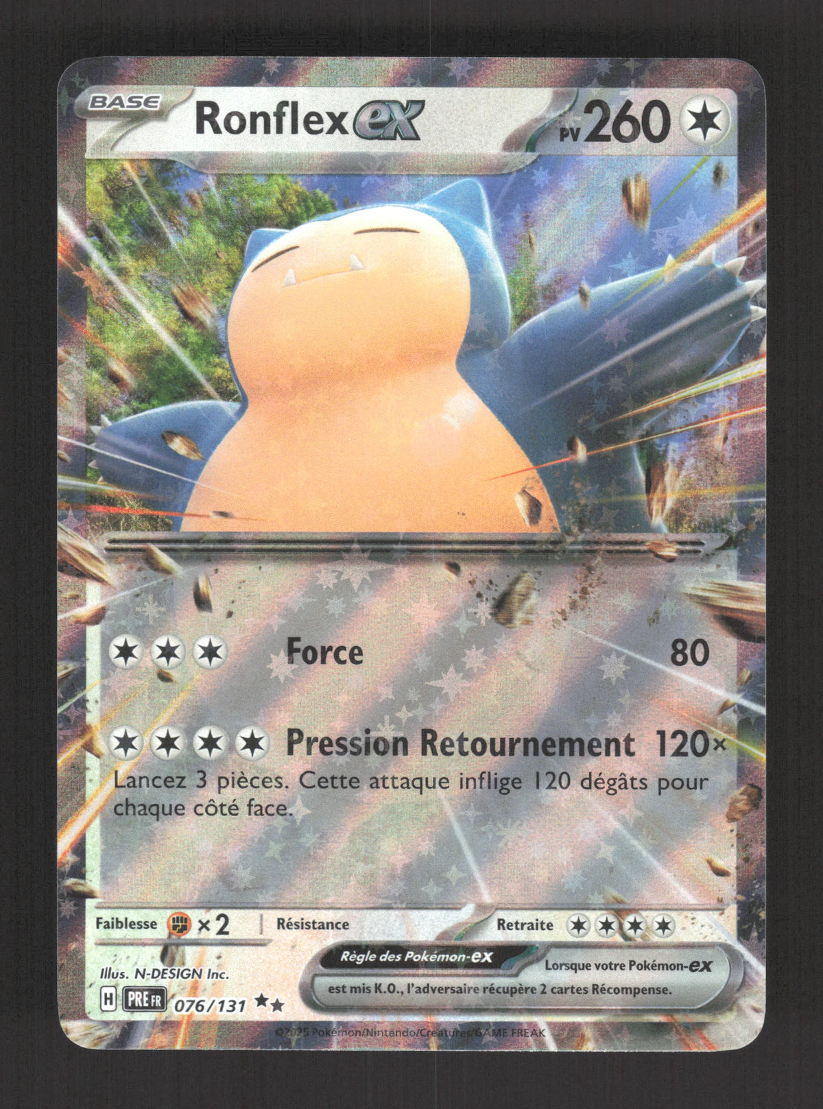 076/131 Ronflex EX - Évolutions Prismatiques
