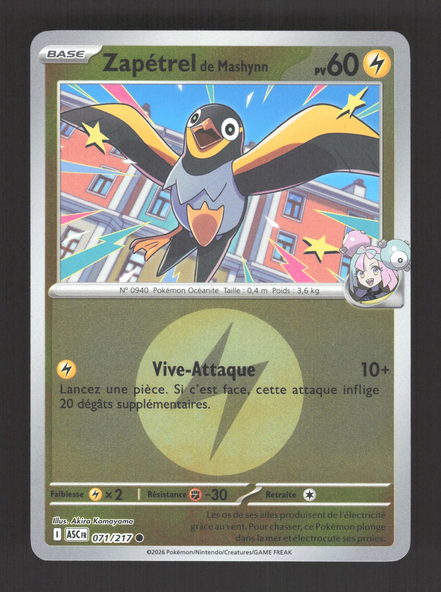 071/217 Zapetrel REVERSE ENERGIE - Héros Transcendants