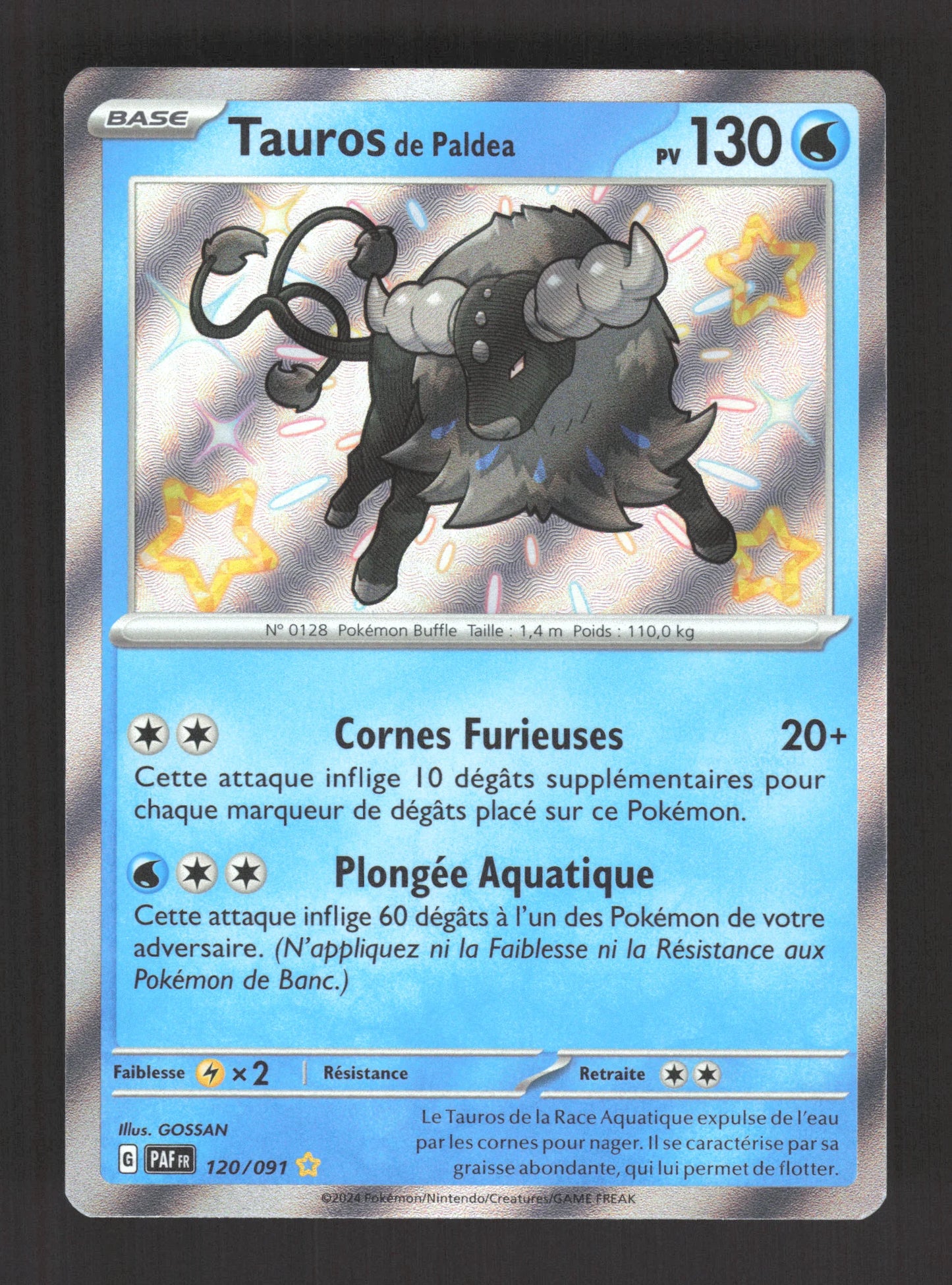 120/091 Tauros SHINY - Destinées de Paldea