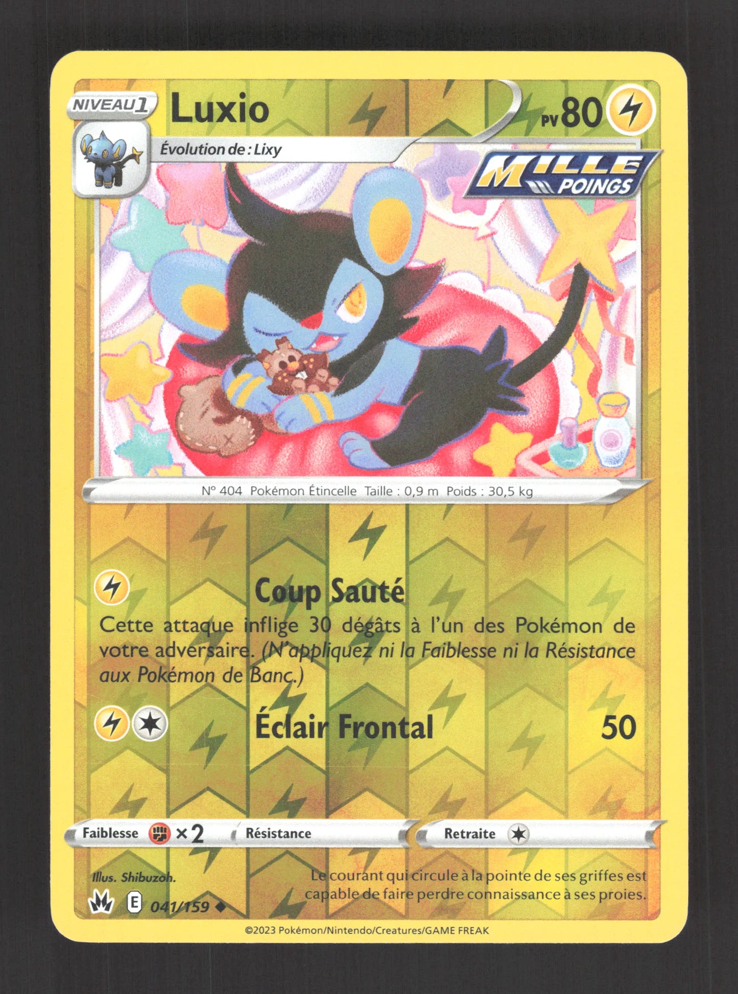 041/159 Luxio REVERSE - Zénith Suprême