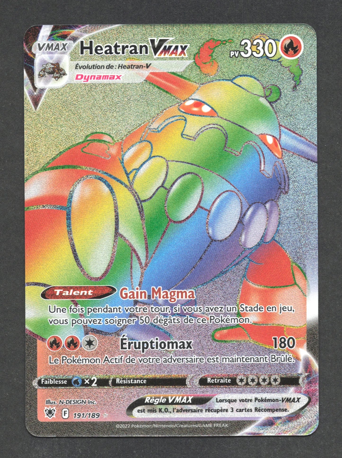 191/189 Heatran VMAX - Astres Radieux