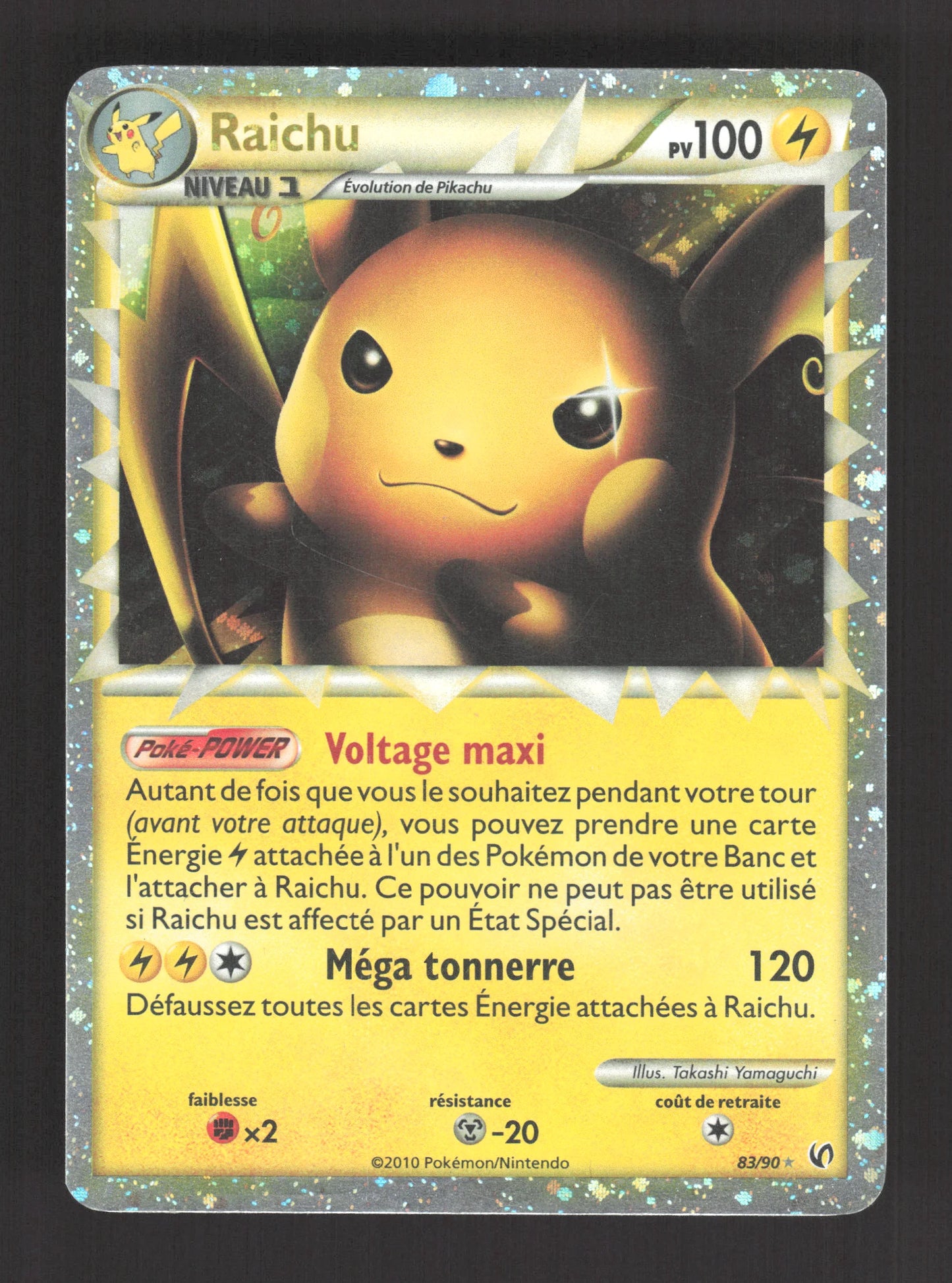 83/90 Raichu PRIME - Indomptable