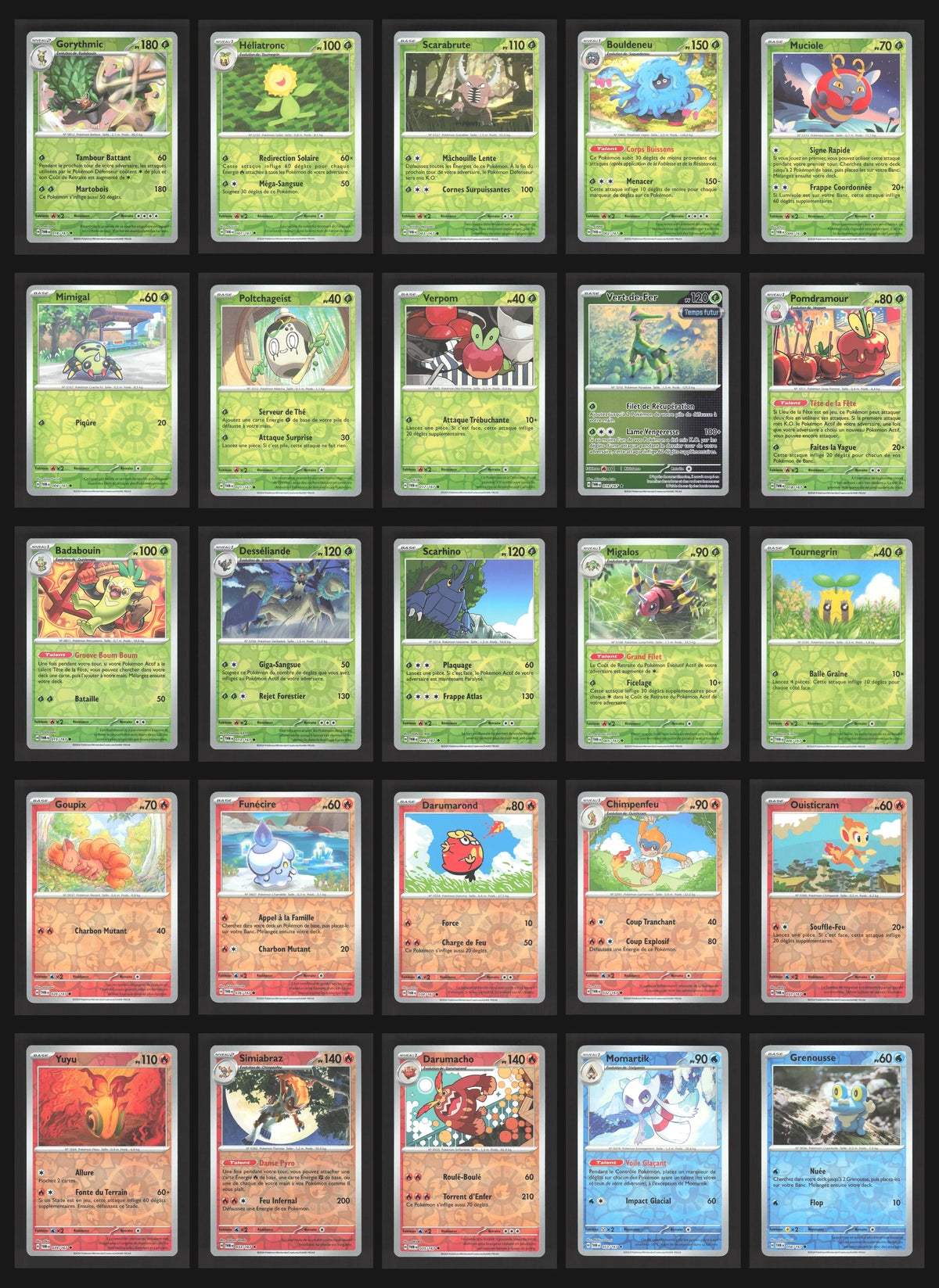Lot de 93 Reverse EV6 (sans doublon)