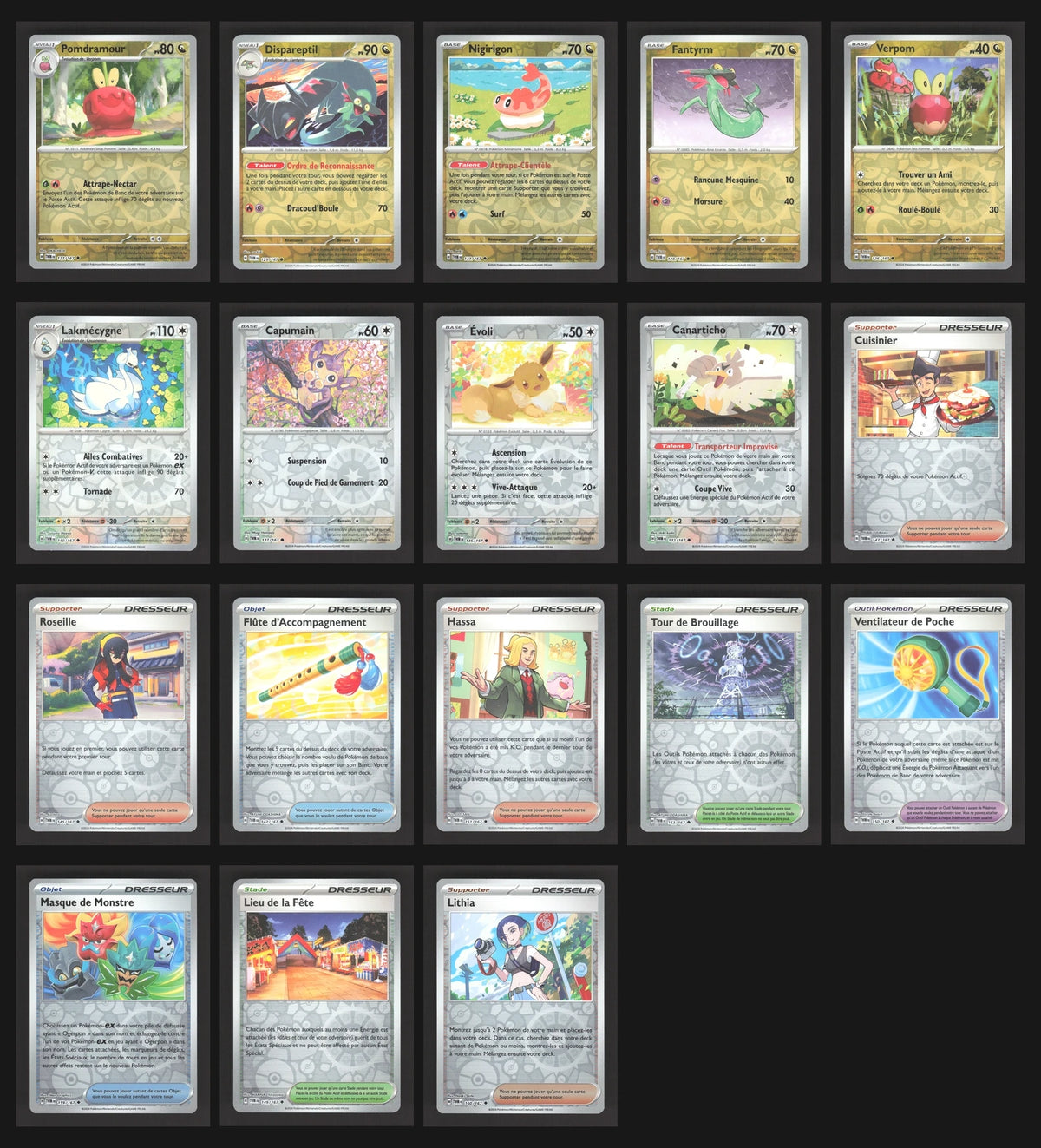 Lot de 93 Reverse EV6 (sans doublon)
