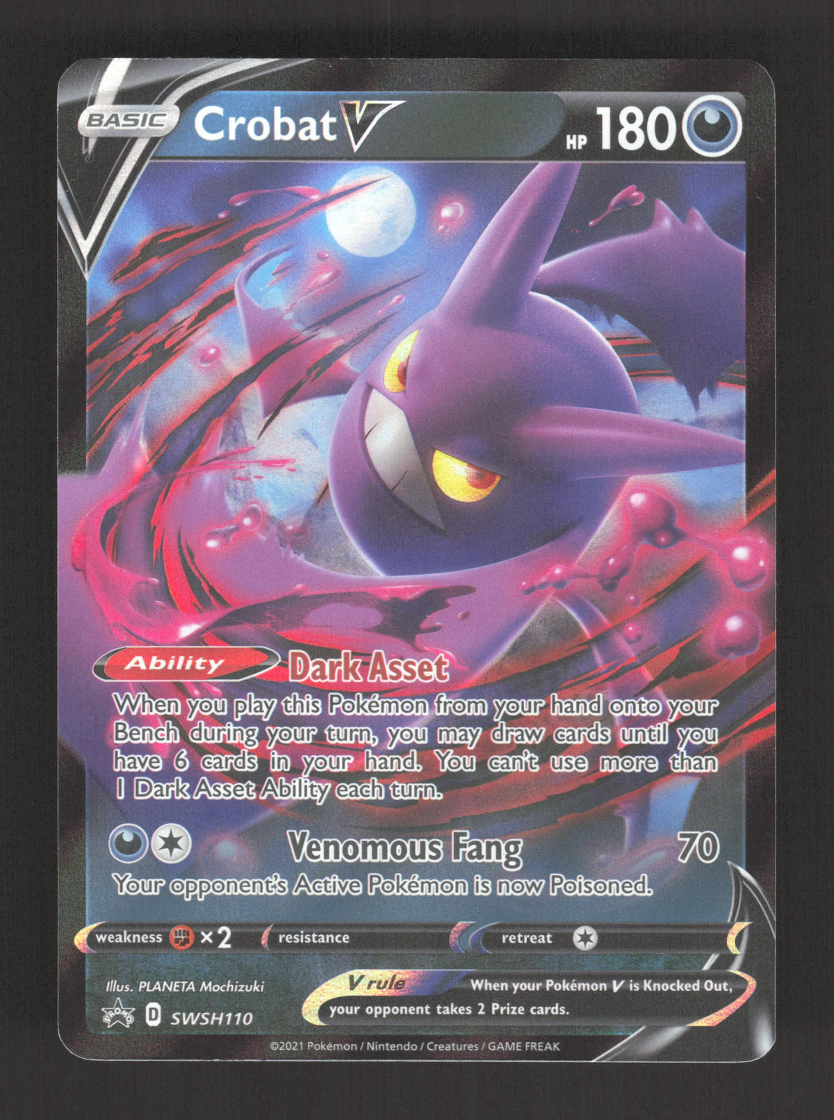 SWSH110 Crobat V - Anglais