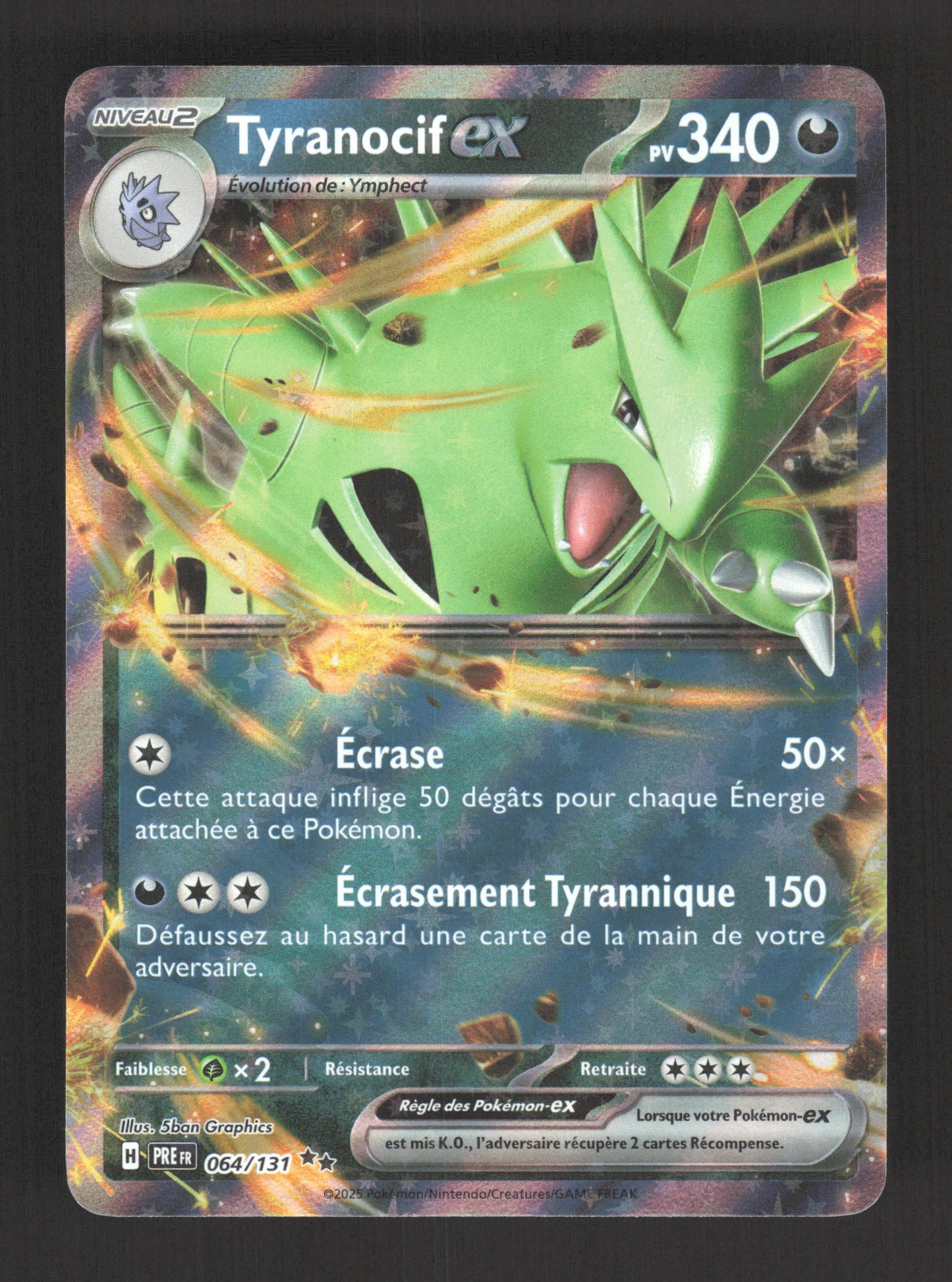 064/131 Tyranocif EX - Évolutions Prismatiques