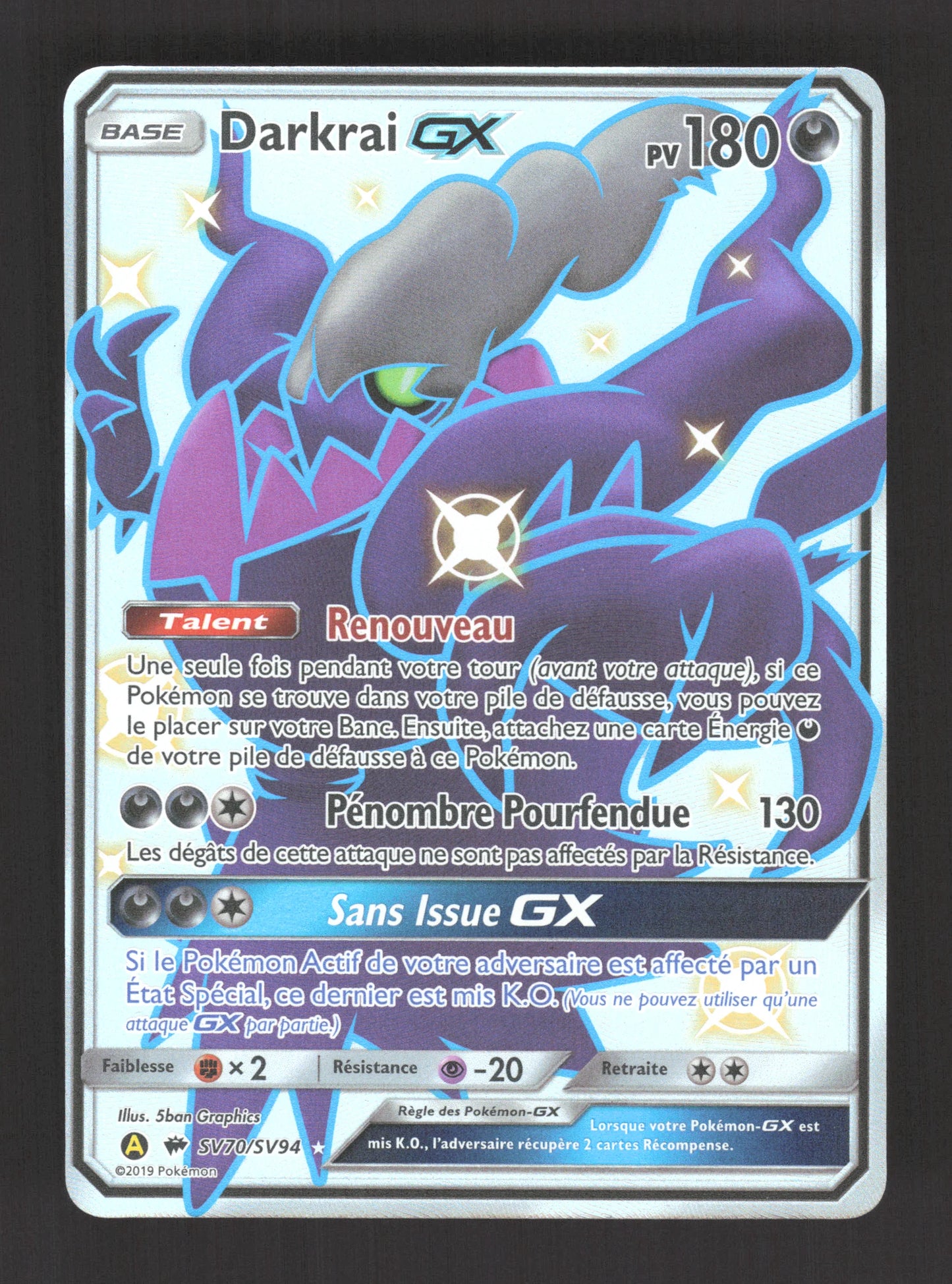 SV70/SV94 Darkrai GX - Destinées Occultes