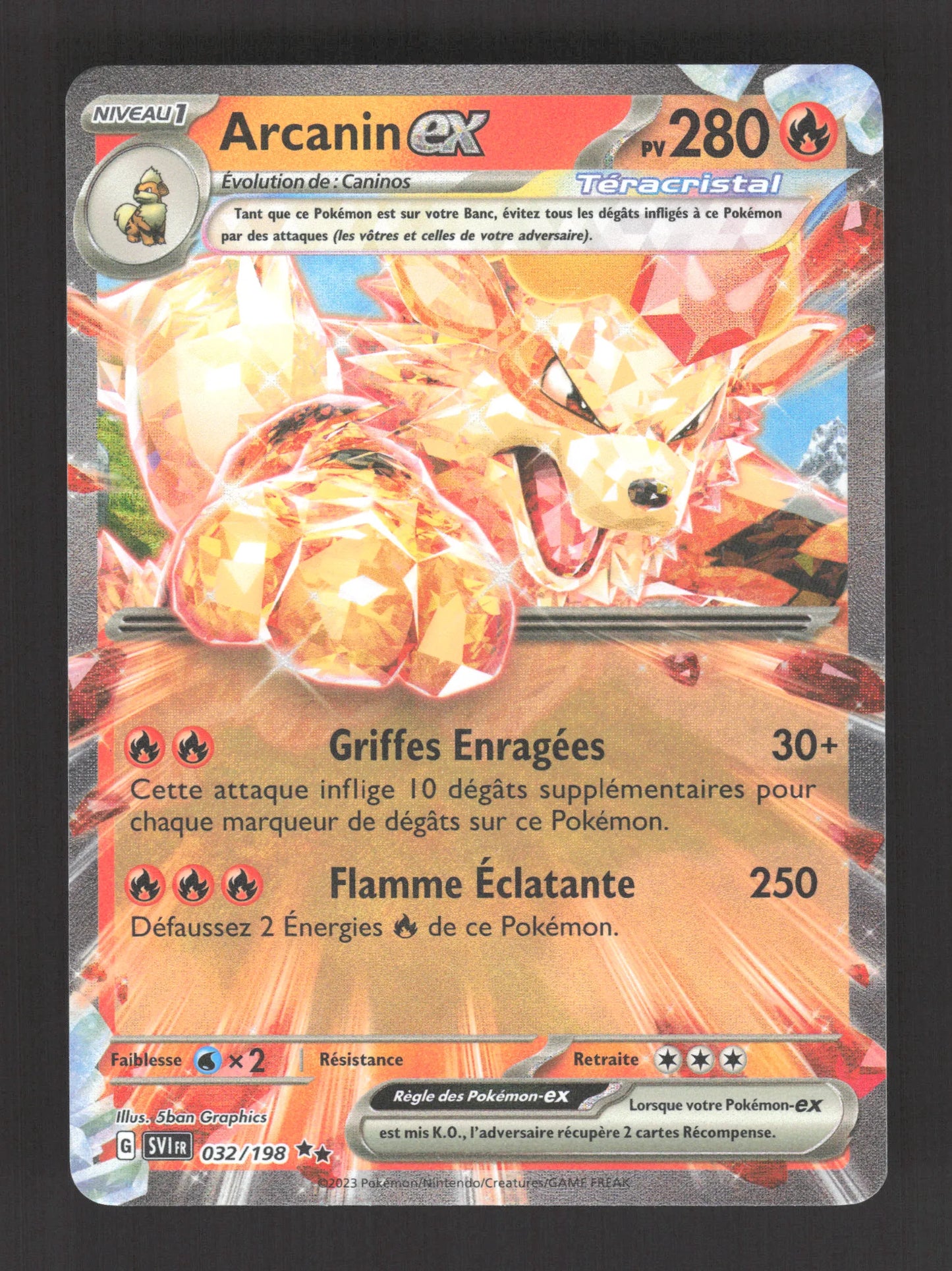 032/198 Arcanin EX - Écarlate et Violet