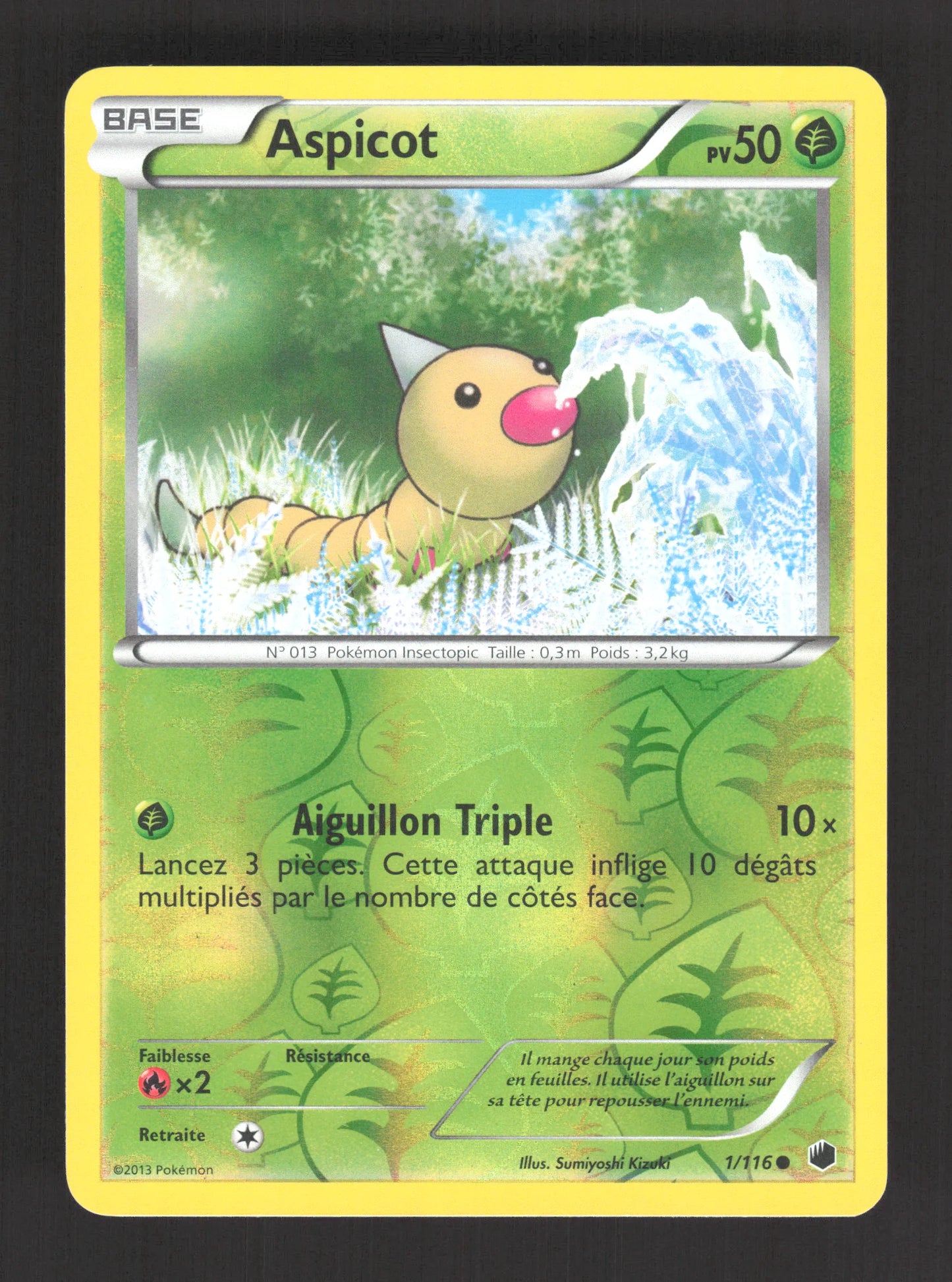 1/116 Aspicot REVERSE - Glaciation Plasma