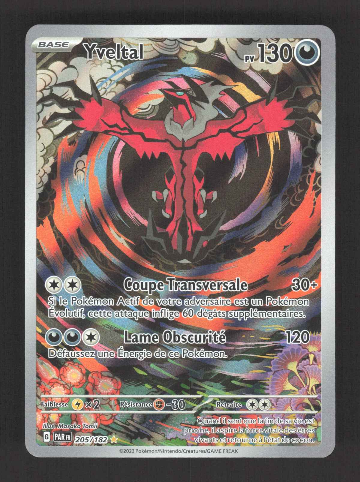 205/182 Yveltal AR - Faille Paradoxe