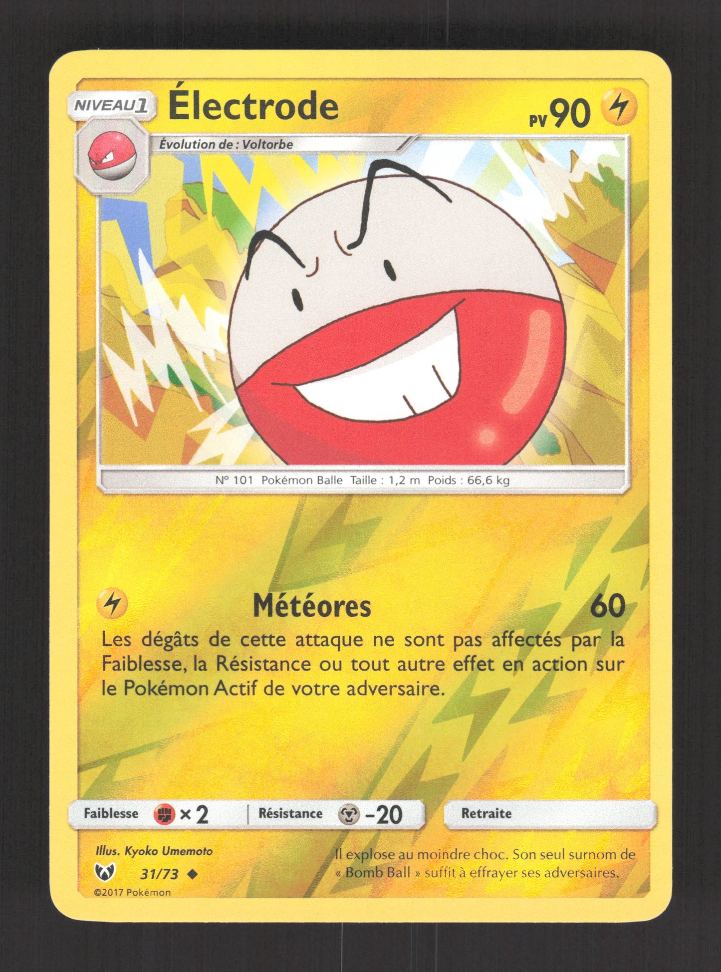 31/73 Electrode REVERSE - Légendes Brillantes