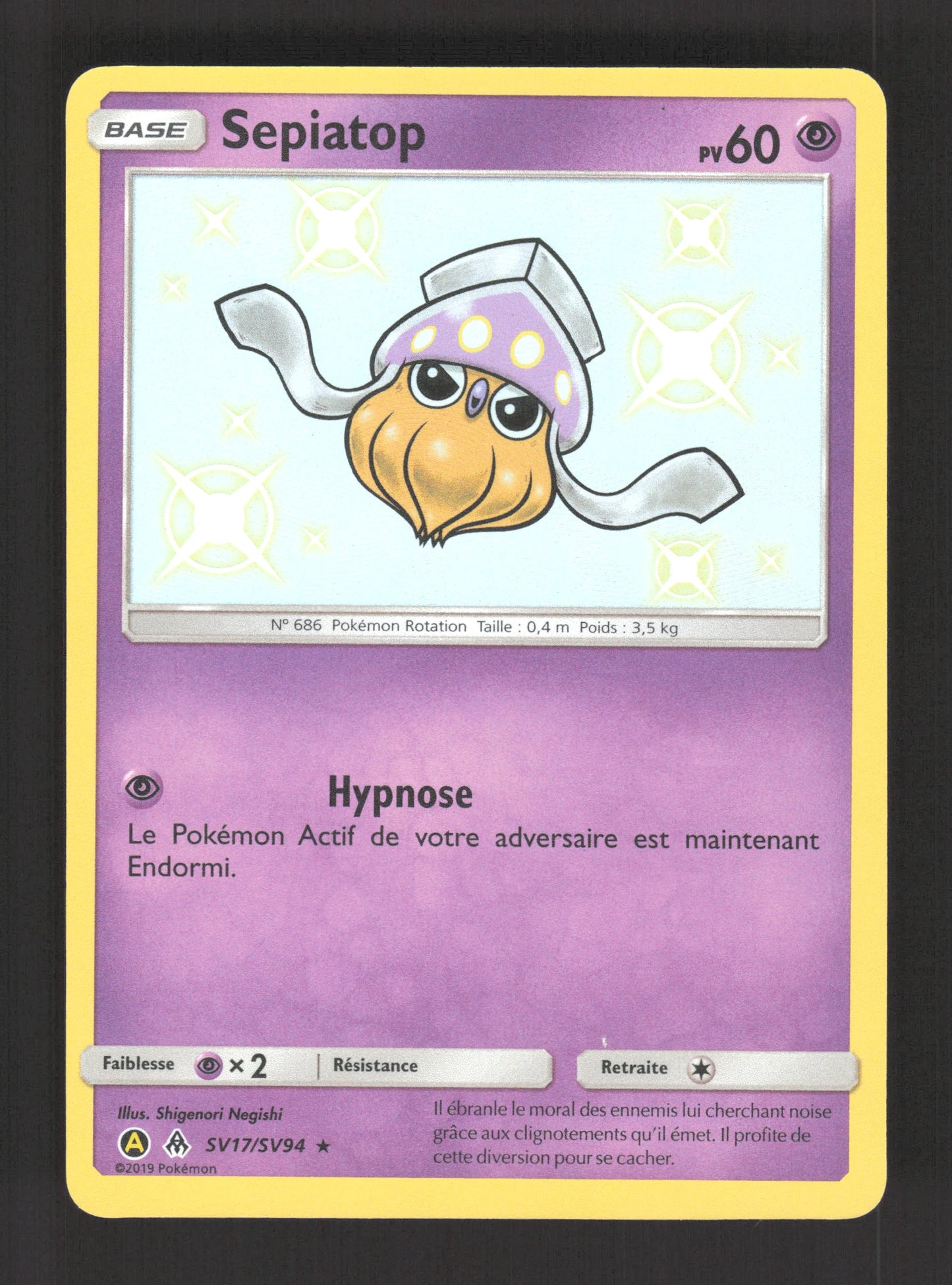 SV17/SV94 Sepiatop SHINY - Destinées Occultes